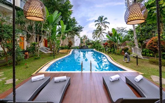 Ashoka Pool Bar at Ashoka Tree Resort at Tanggayuda