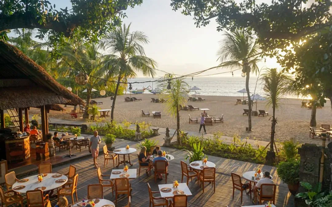 Beachfront Restaurant at Beachfront Citakara Sari Villas