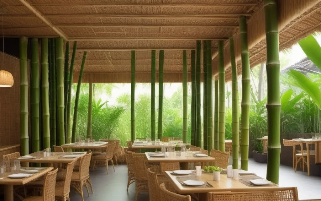 Capung Bamboo Restaurant & Grill at Capung Asri Eco Luxury Resort with Private Pool Villas