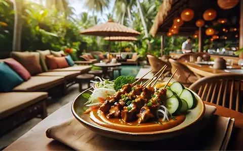 CocoNut Restaurant at Santai Bungalow