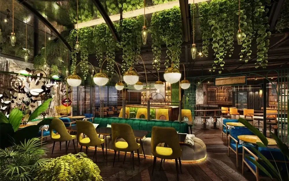 Green Dining Room
