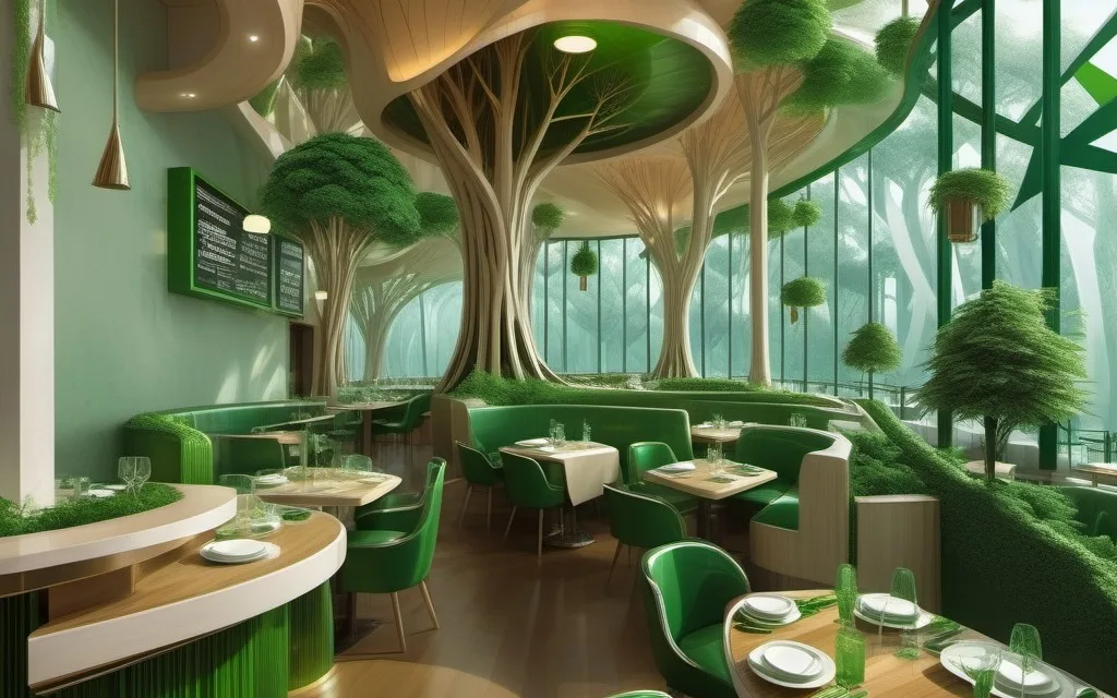 Green Restaurant at Green Coco Suite