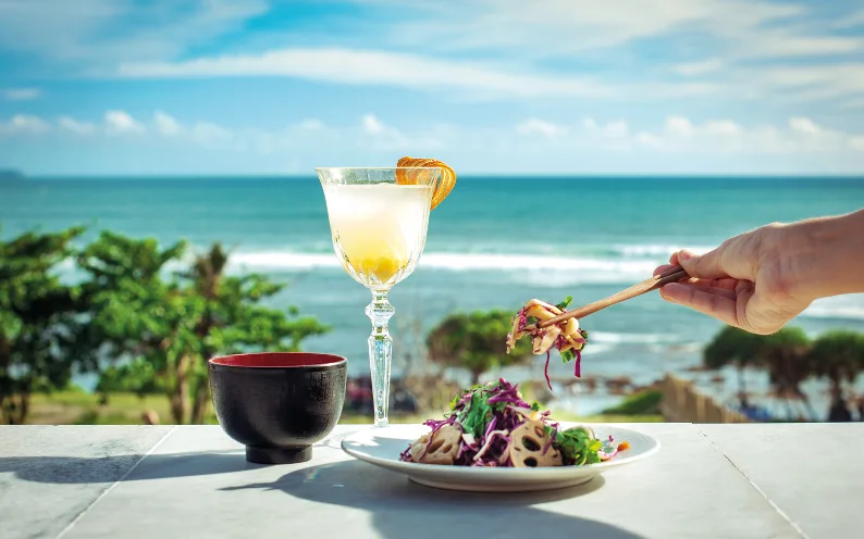 Ji Terrace by the Sea at Tugu Bali Hotel