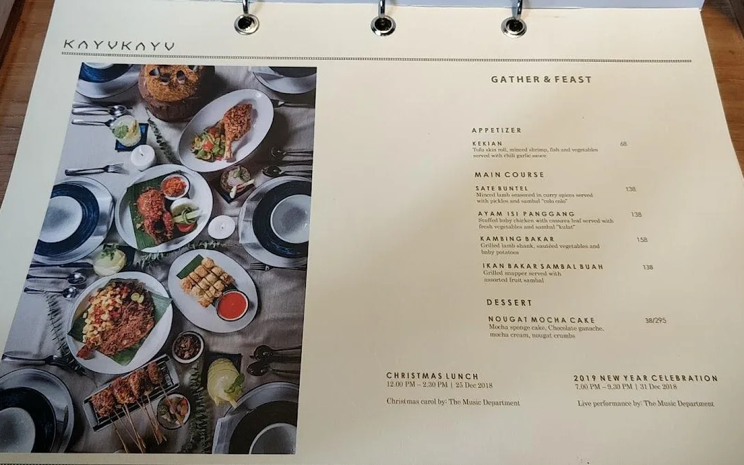 Kayu Restaurant at Kayu Mama Resort and Spa