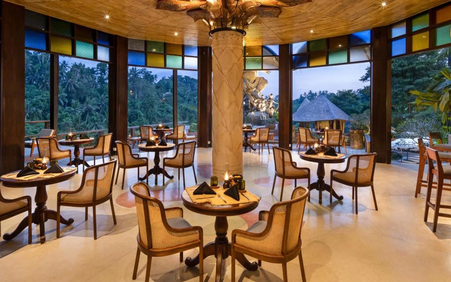 Kepitu Restaurant at The Kayon Jungle Resort