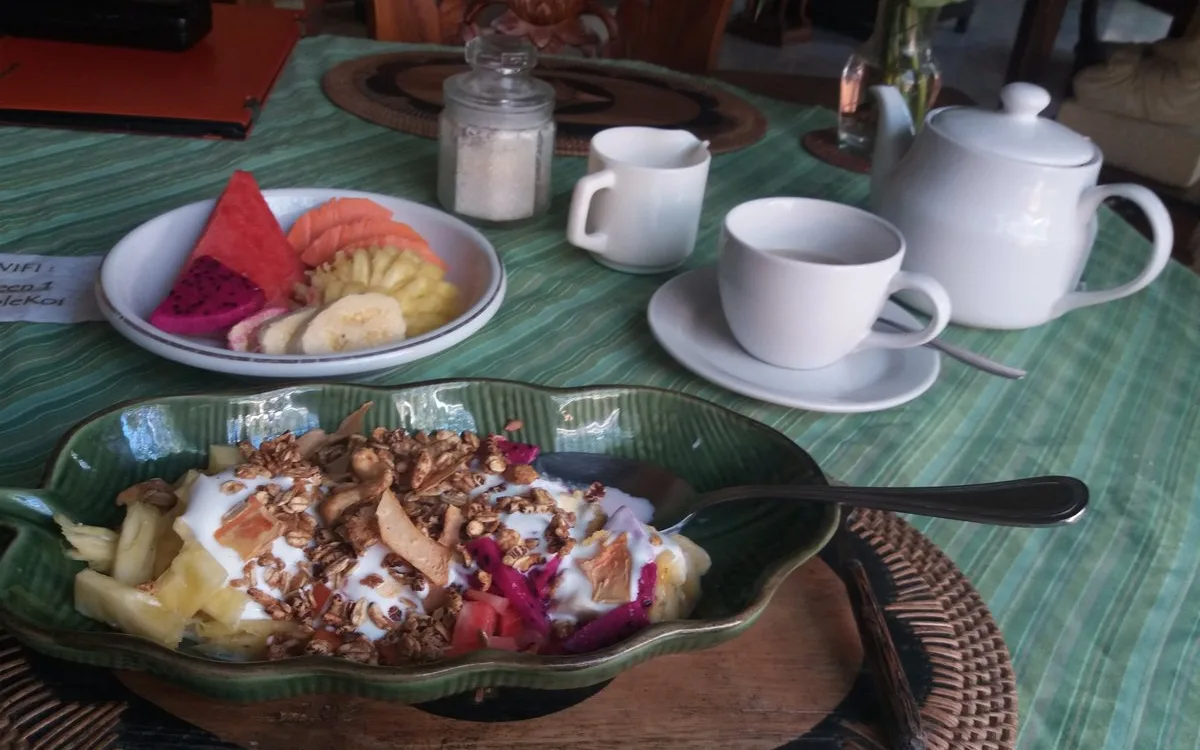 open for breakfast and lunch at Taman Rahasia Tropical Sanctuary and Spa