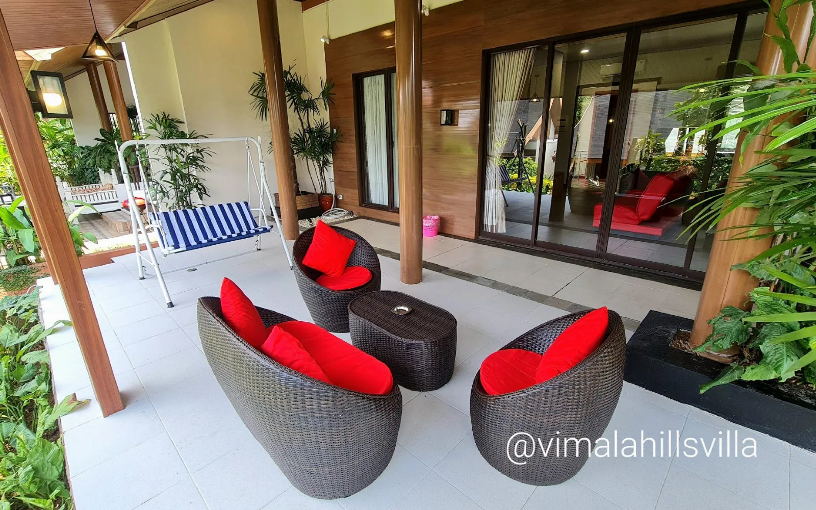 Premier 2BR w/ Mountain View at Vimala Hills Dining Pavilion at Premier 2BR Villa w/ Mountain View at Vimala Hills