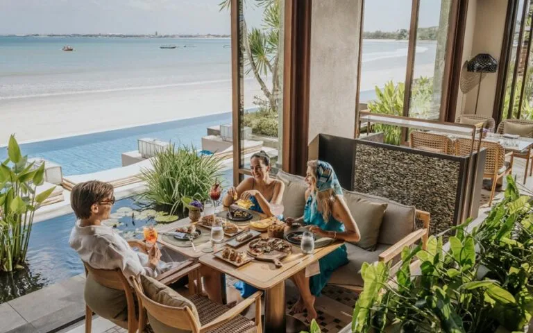 Relax Restaurant at Relax Bali Beach Front Dive & Spa Resort