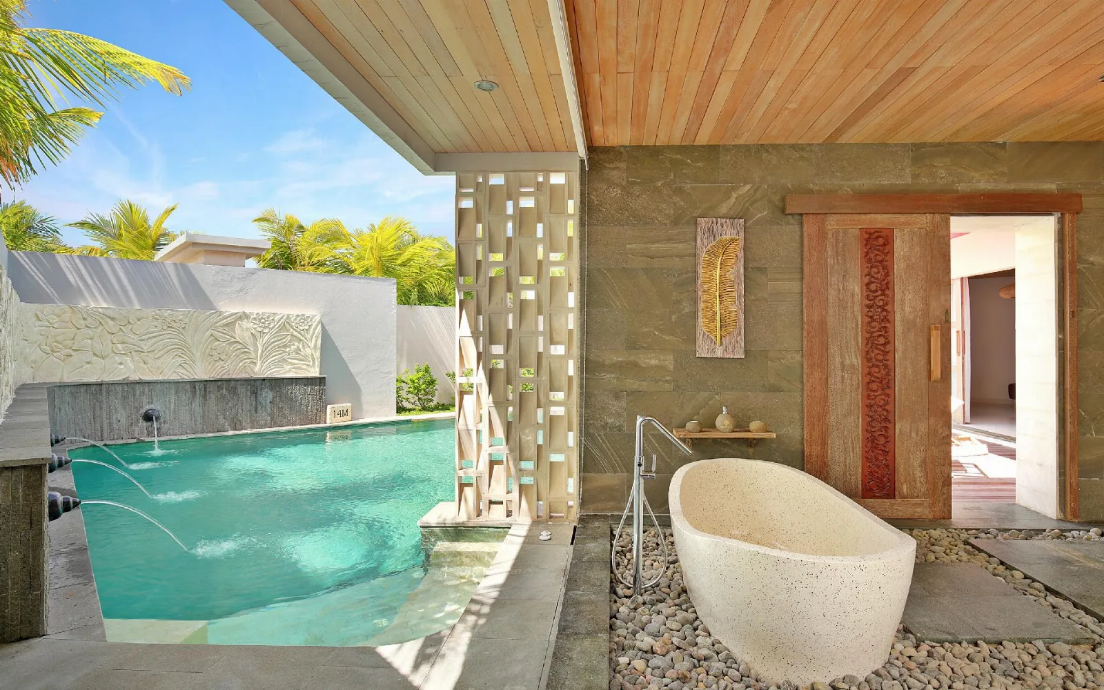 Royal Courtyard Dining at VIVARA private pool Villas & Spa Retreats