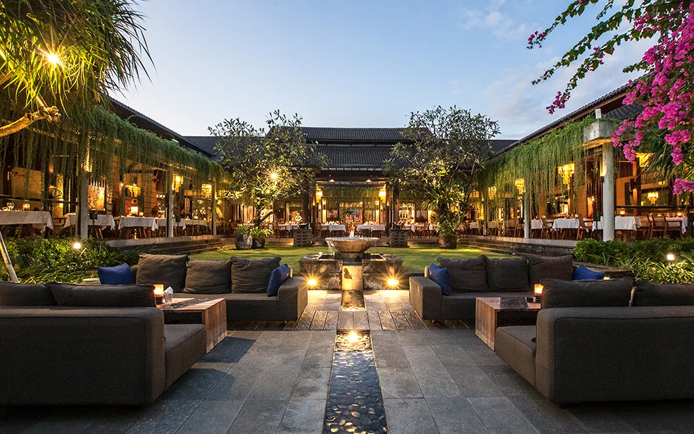 Saffron Restaurant at Villa Saffron Seminyak Bali