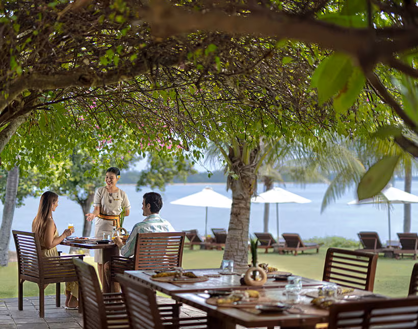 Sunbird Restaurant at The Oberoi Beach Resort, Lombok