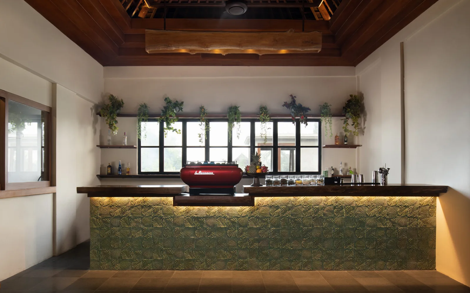 Table Stone Pool Bar at Adiwana Suweta