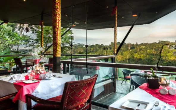 Tamiang Restaurant at Kupu Kupu Barong Villas & Tree Spa