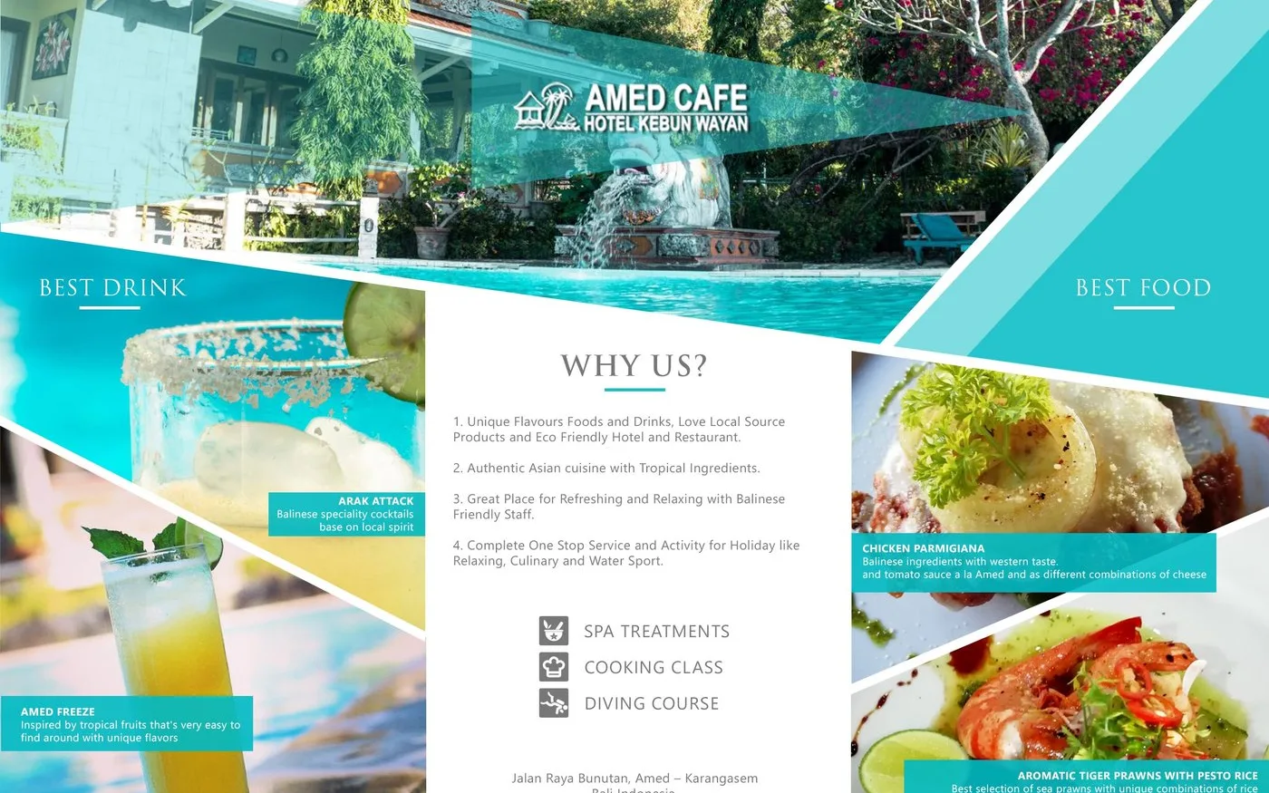 The Amed Lounge at Amed Cafe & Hotel Kebun Wayan