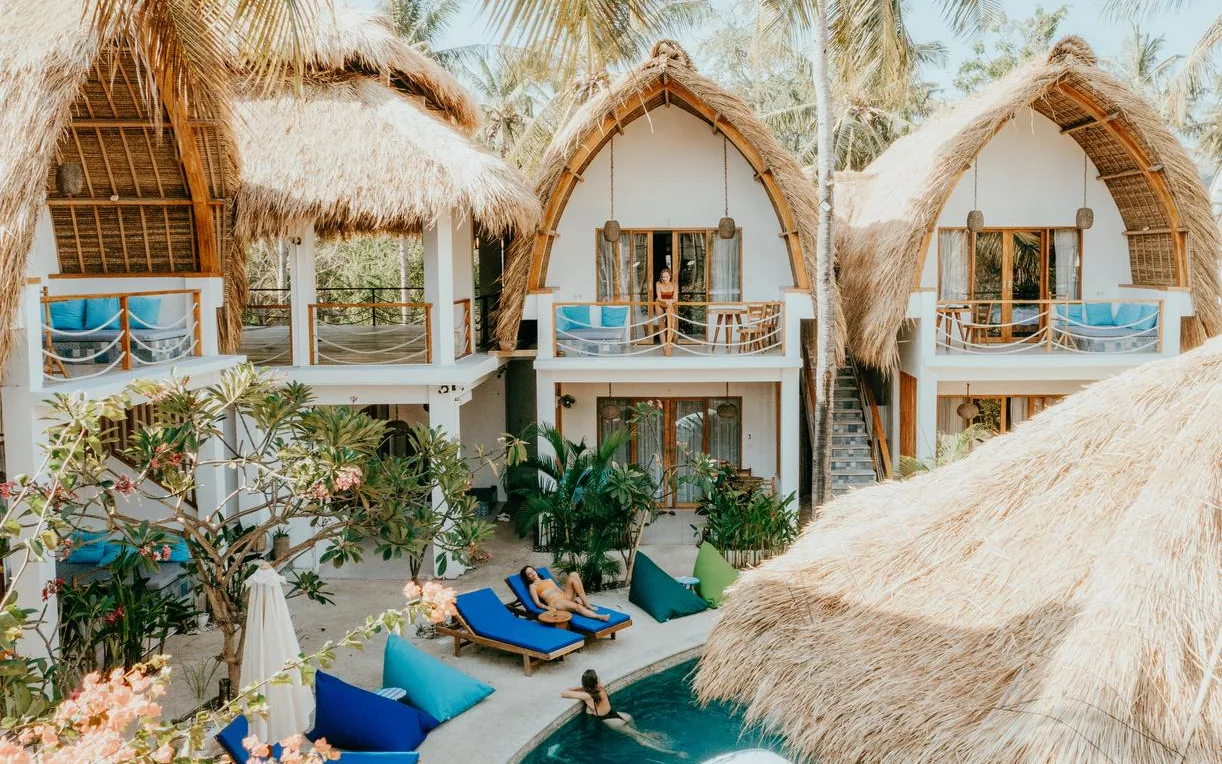 The Coco Beach Club & Lounge at Coco Lemon Gili Resort