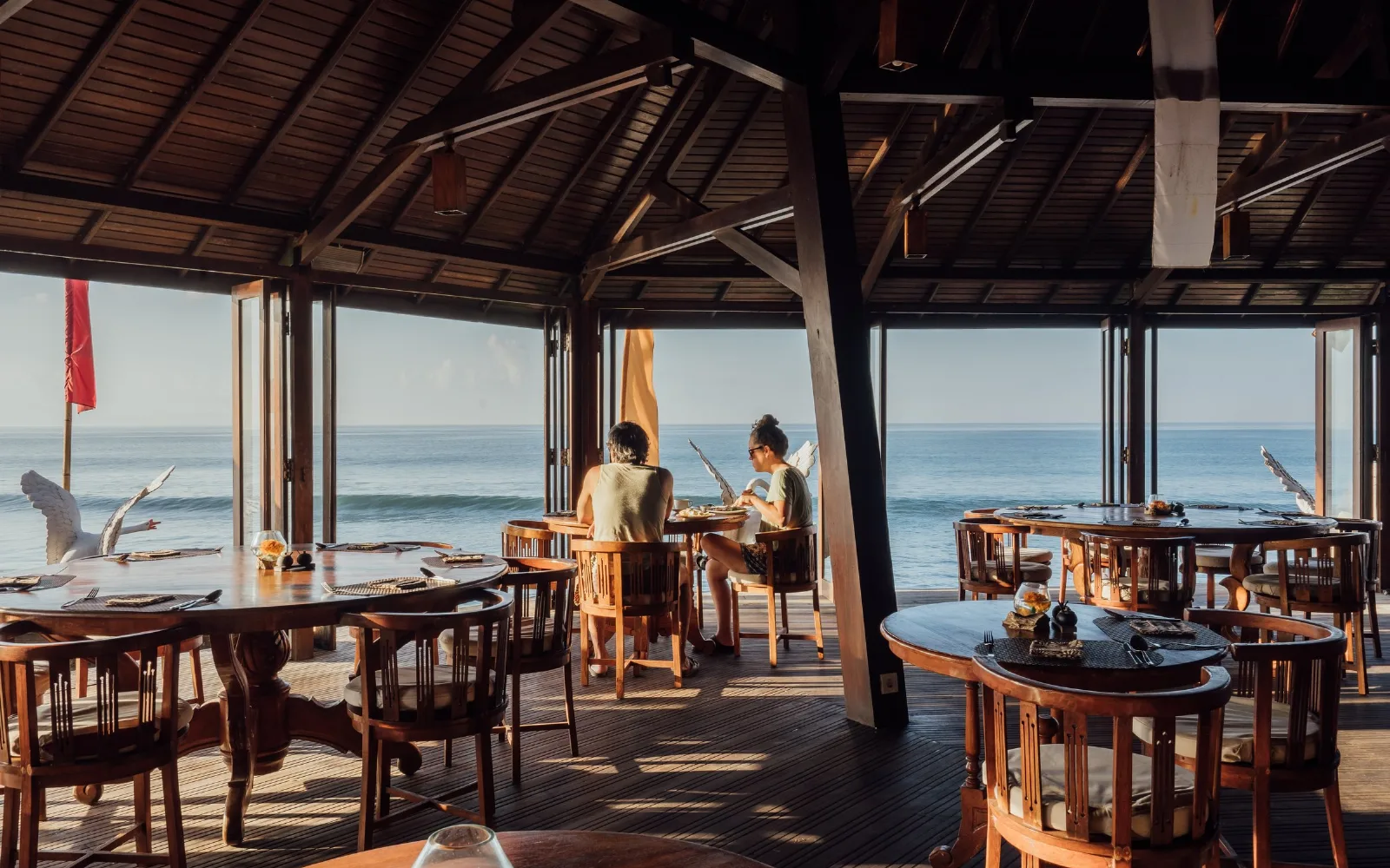 The Deck Cafe at FuramaXclusive Ocean Beach Hotel Seminyak