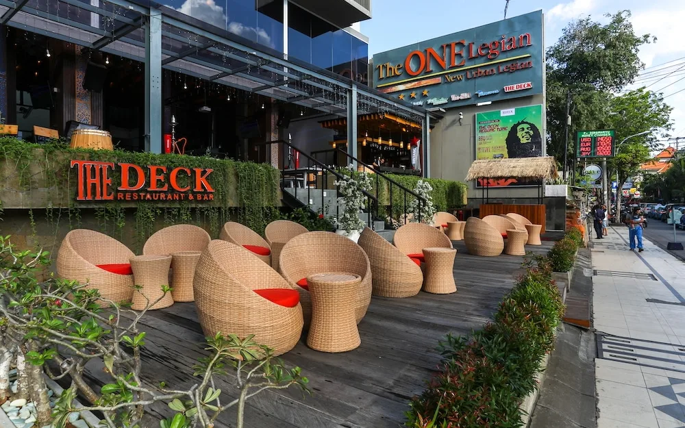 The Deck Restaurant & Bar at The ONE Legian Hotel