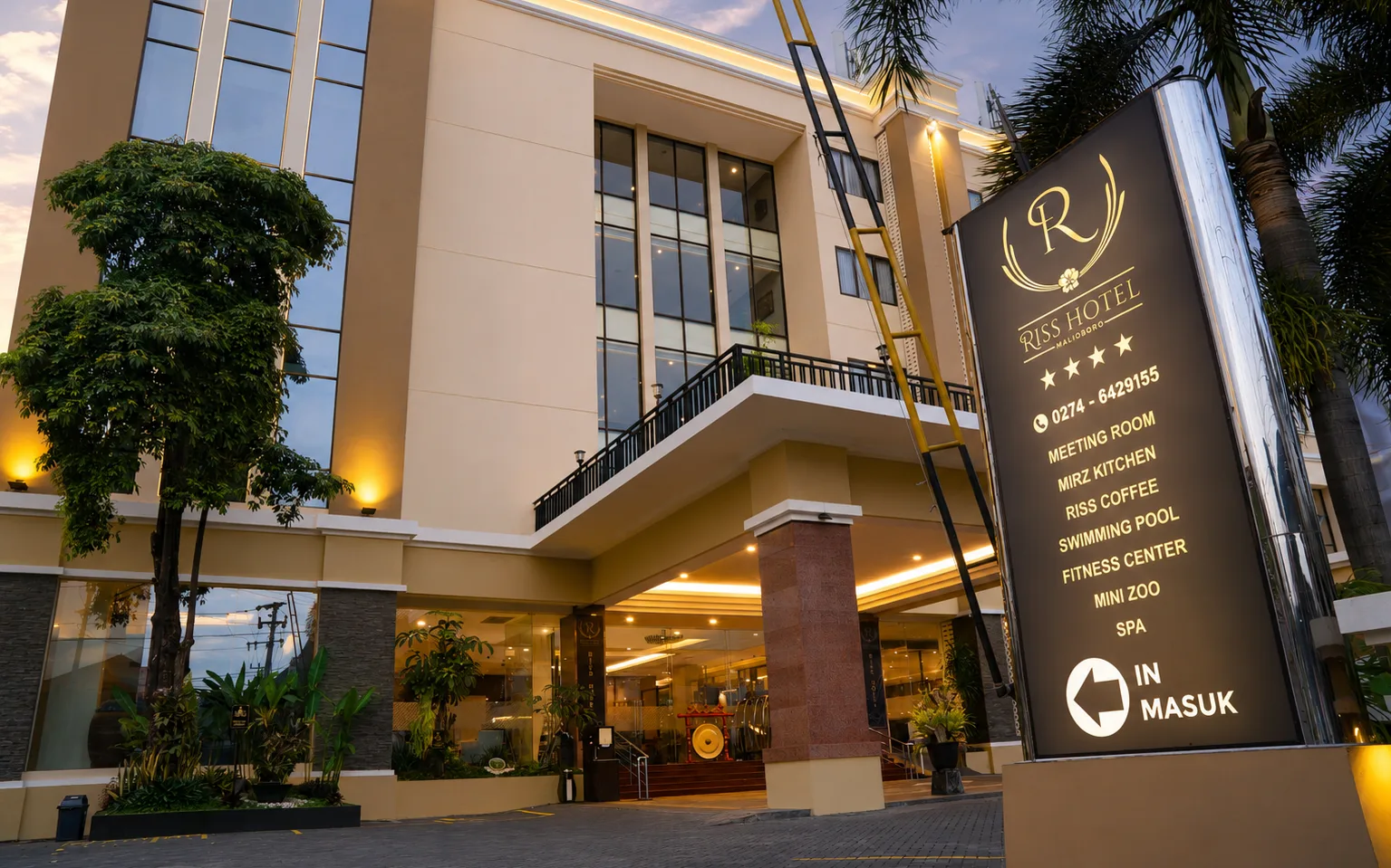 The Garden Lounge at Riss Hotel Malioboro
