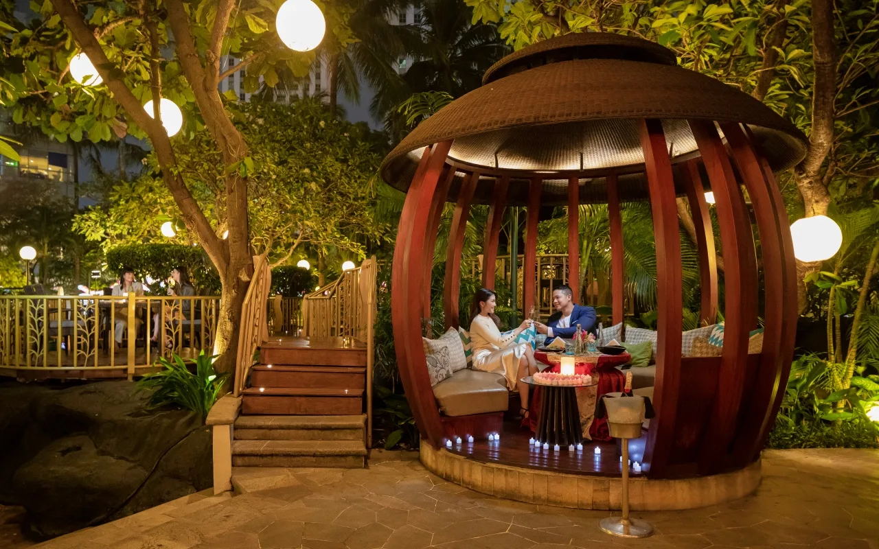 The Longhouse Lounge at The Longhouse Jimbaran Bali