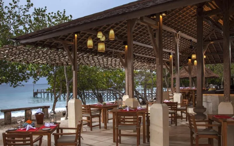 The NusaBay Sunset Lounge at NusaBay Menjangan Resort by WHM