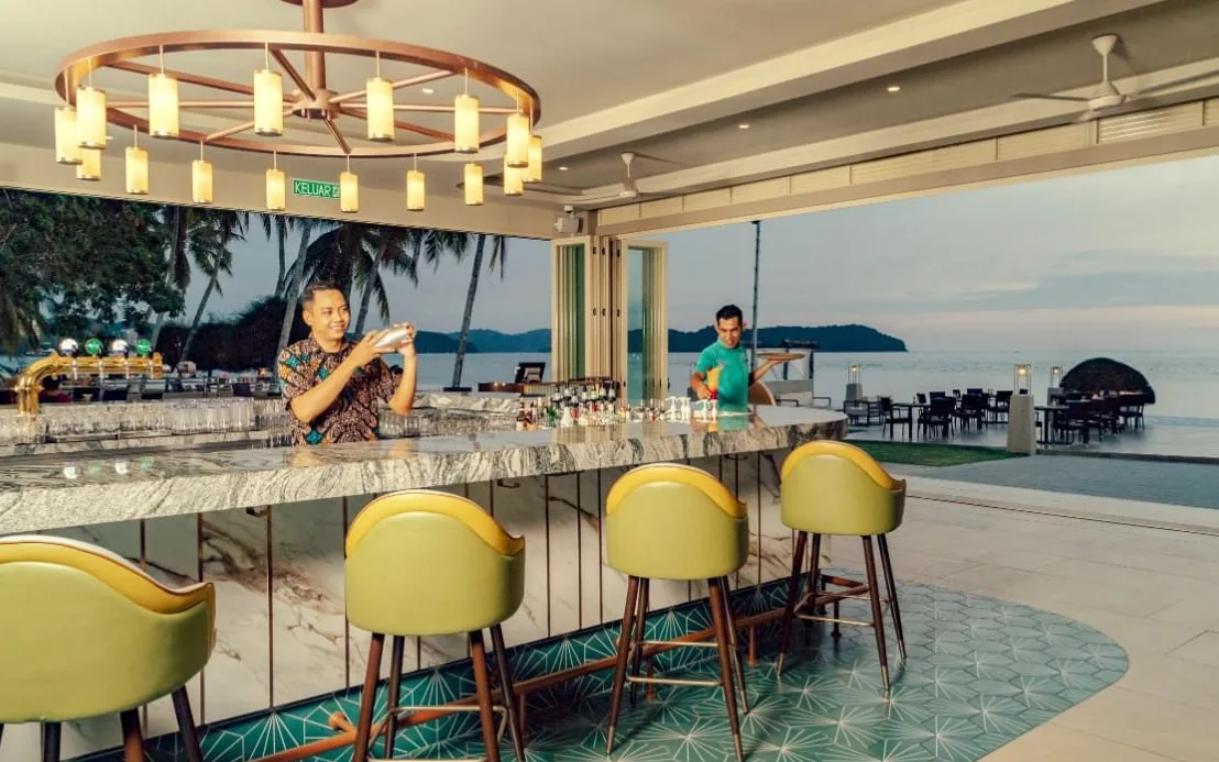 The Pelangi Lounge at Pelangi 148 Beach Suites