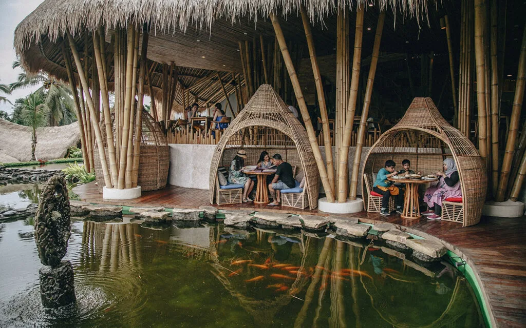The Restaurant at Hideout Eco Bamboo House Bali