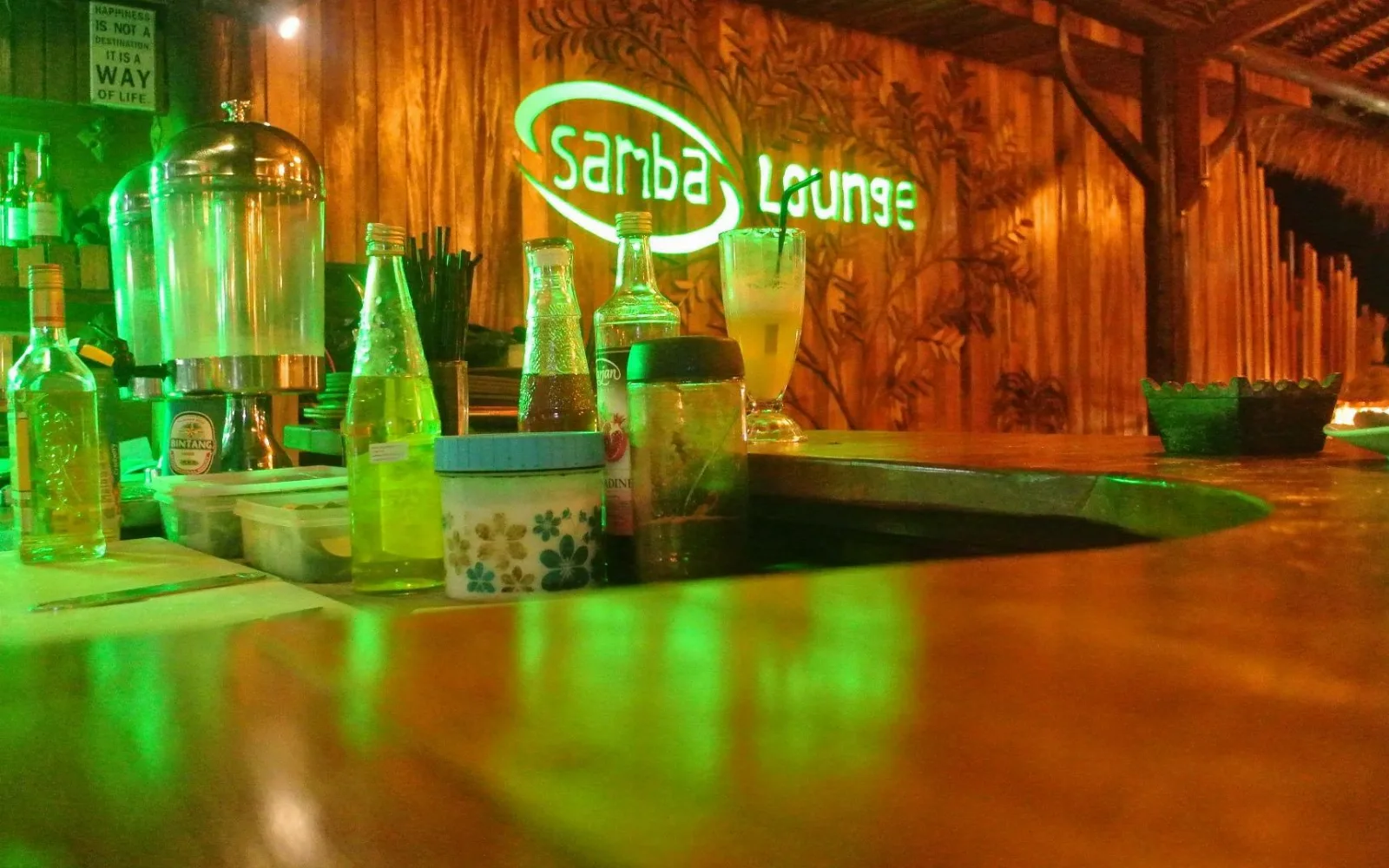 The Samba Beach Club & Lounge at Samba Villas Beachfront View