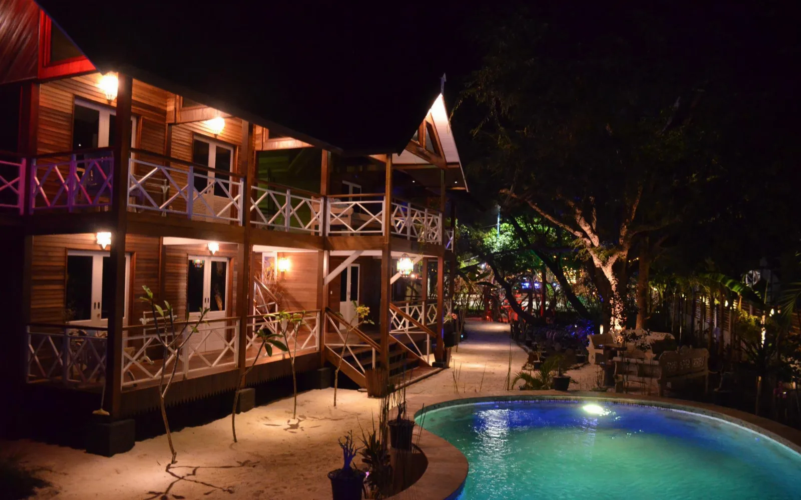 The Serene Beach Club & Lounge at Serene Beach Villa