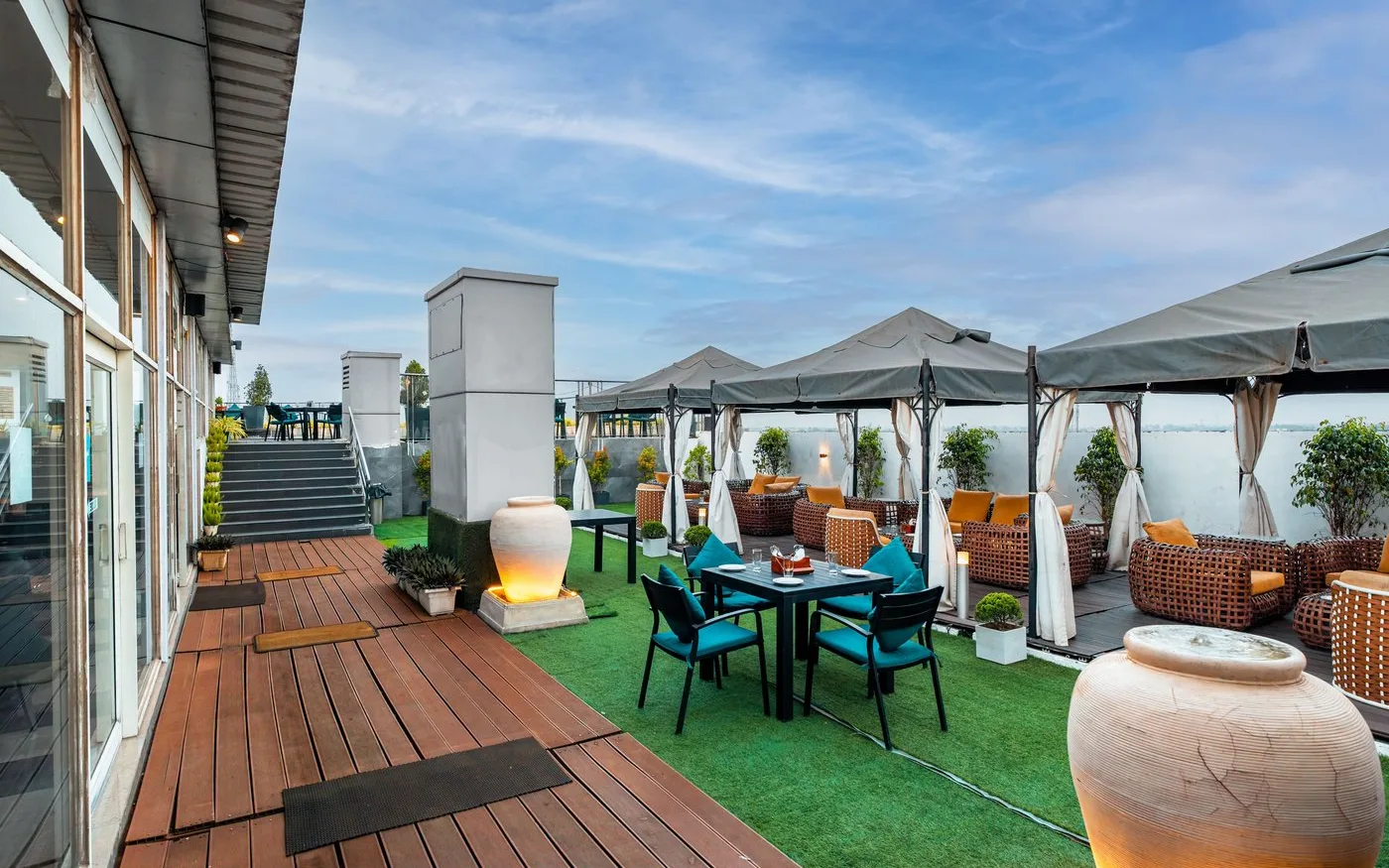 The Terrace Lounge at Bhanuswari Resort & Spa