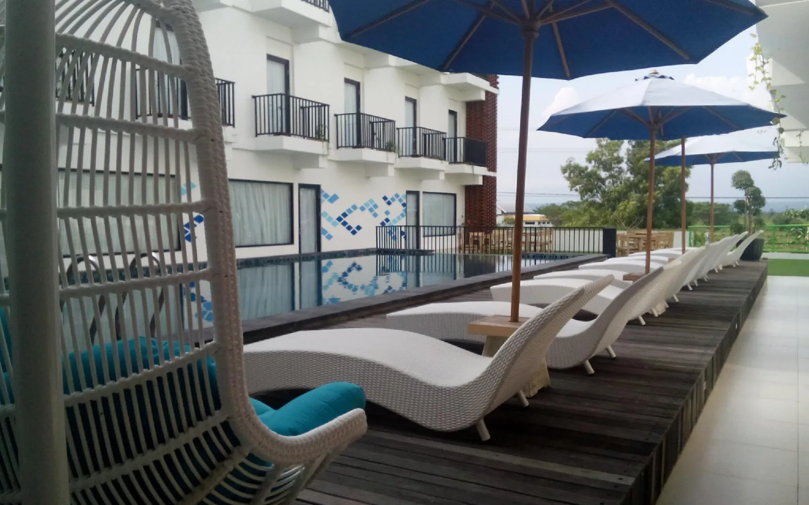The Terrace Lounge at D'MAX Hotel & Convention Lombok