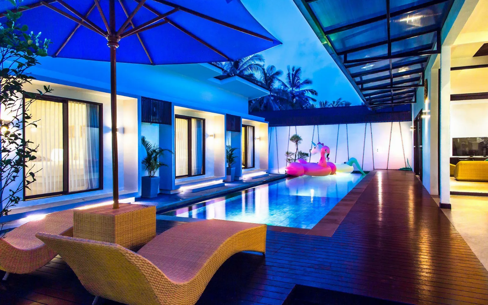 The Terrace Lounge at Gili Khayangan Villas