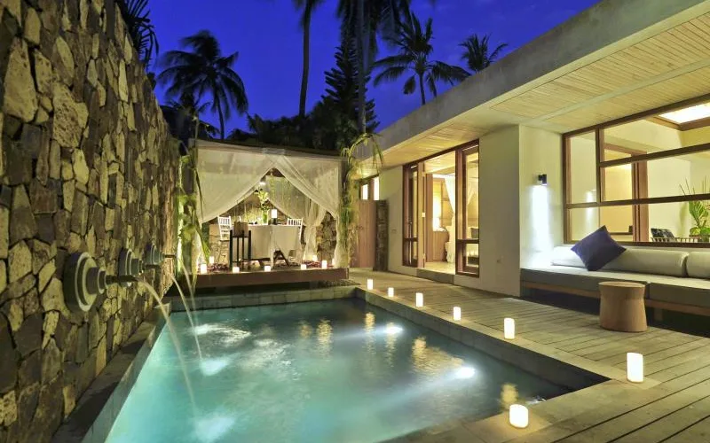 The Terrace Lounge at Jeeva Santai Villas