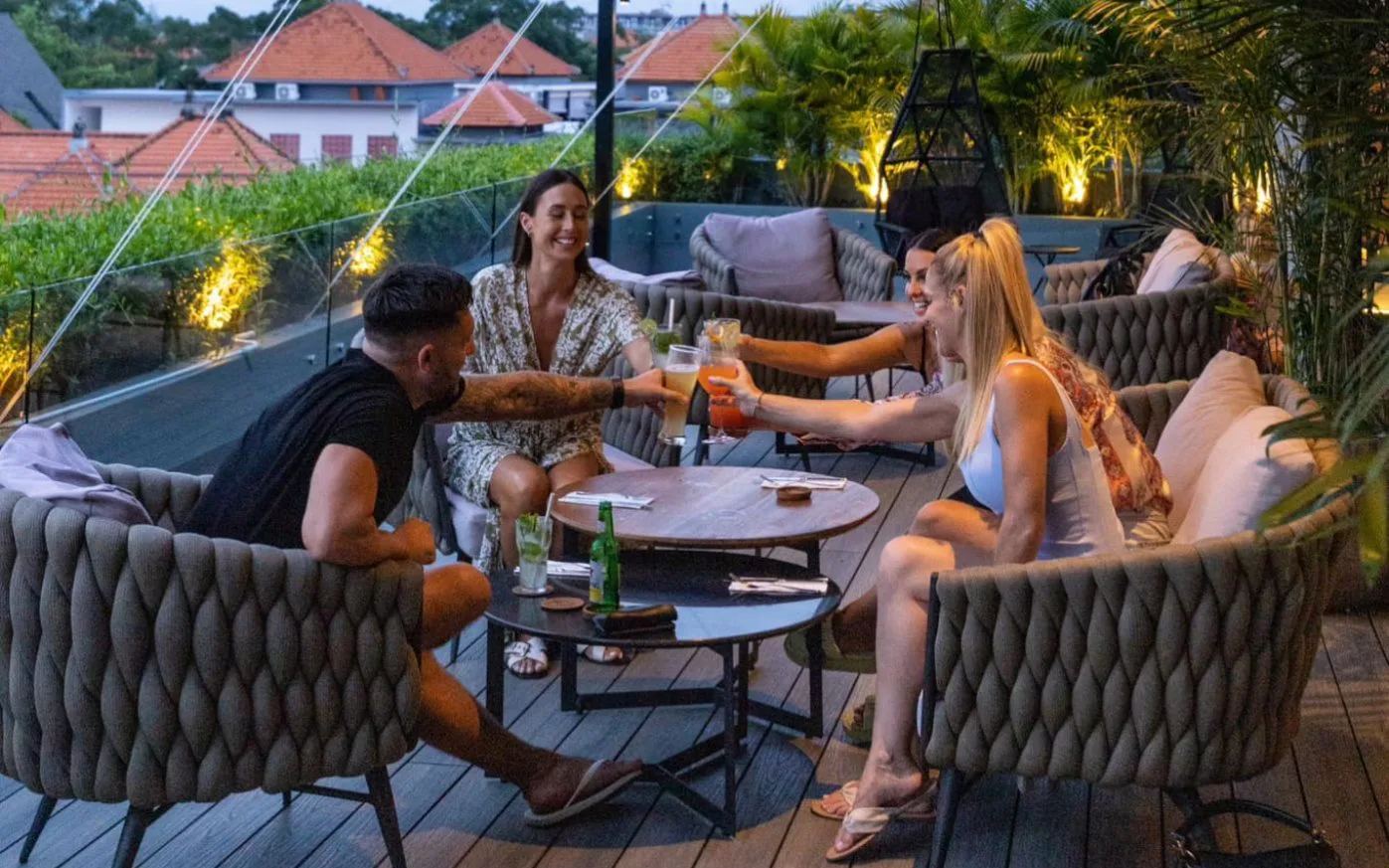 The Terrace Lounge at Karaya Villas Umalas