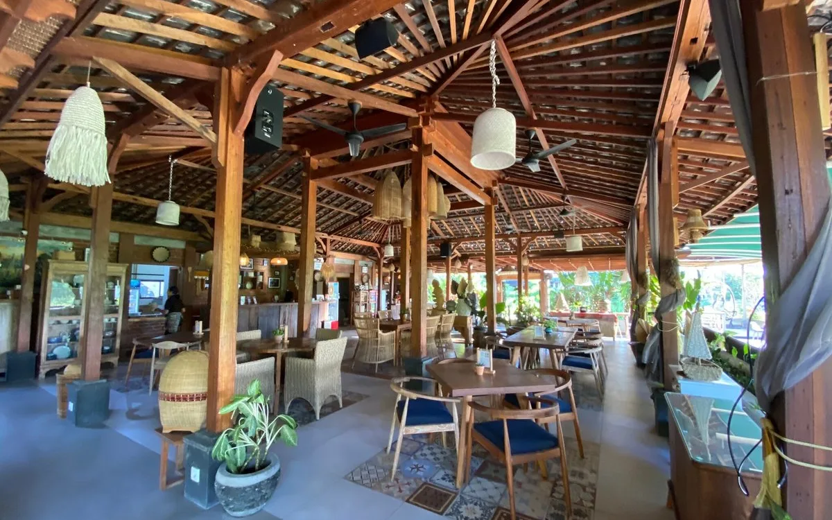 The Terrace Lounge at Leafy Home Canggu