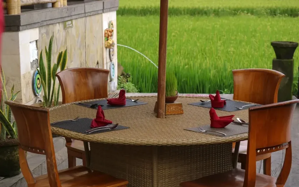 The Terrace Lounge at Mas Ubud Villa by Sanga Sanga Hospitality
