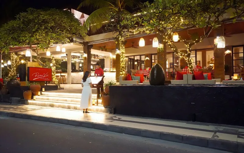 The Terrace Lounge at Poppies Bali Hotel
