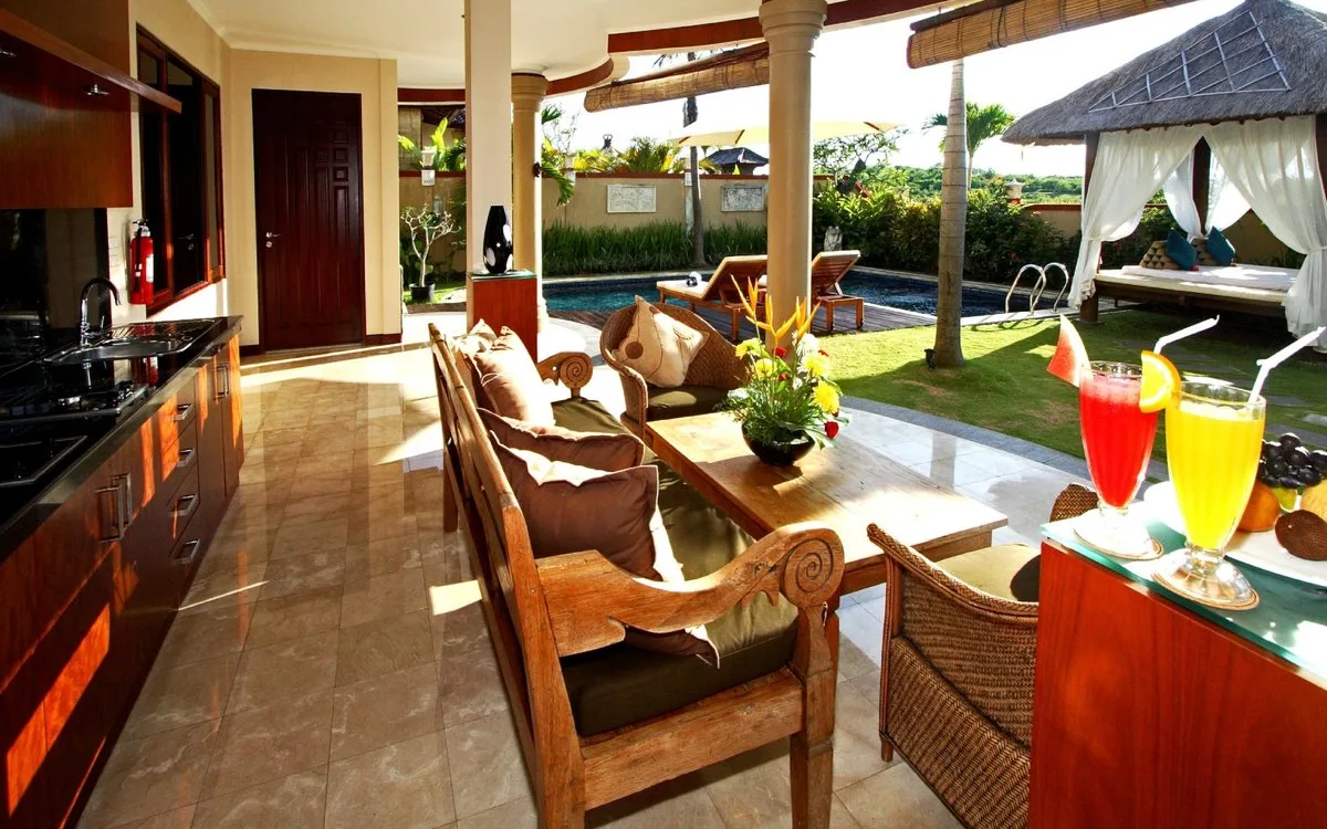 The Terrace Lounge at The Beverly Hills Bali a Luxury Villas & Spa