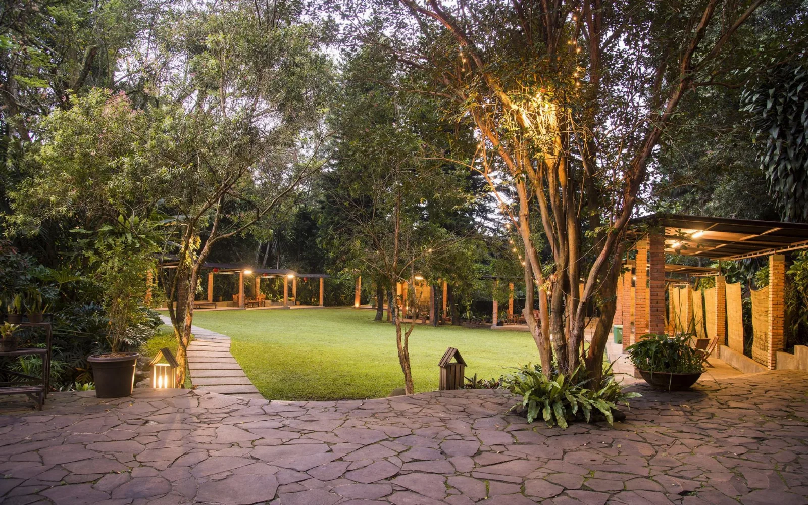The Terrace Lounge at The Cipaku Garden Hotel