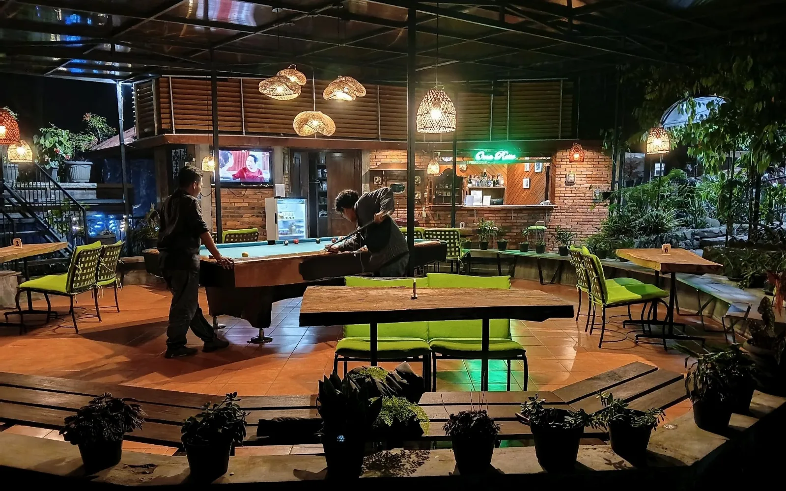 The Terrace Lounge at The Pinewood Lodge & Organic Farm