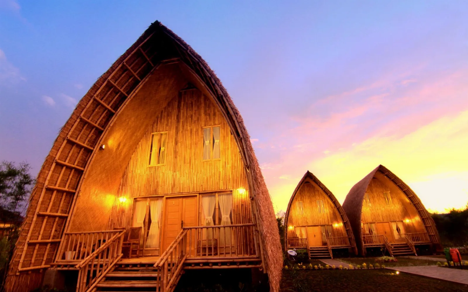 The Terrace Lounge at Villa ChavaMinerva Bambu - Lembang