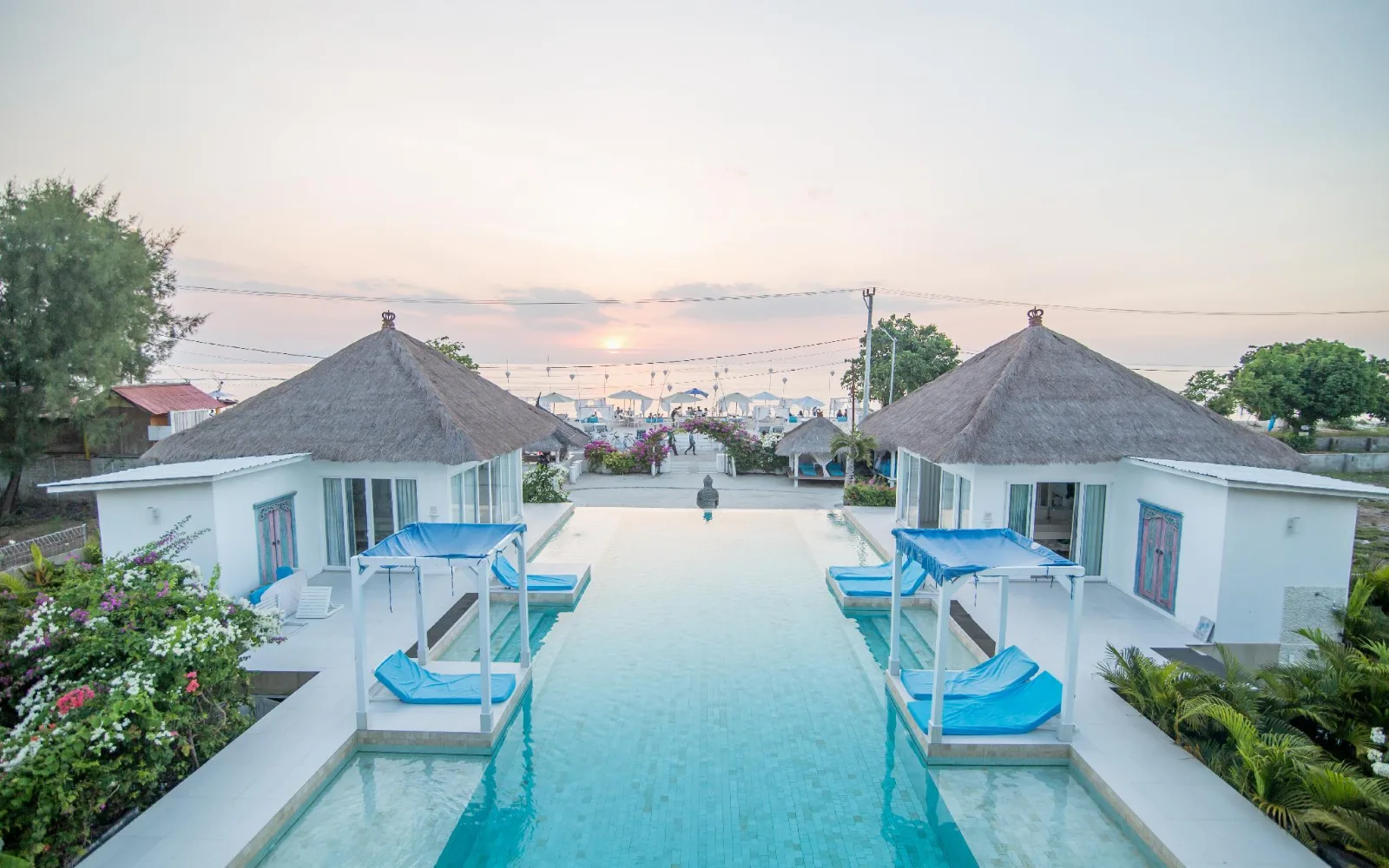 The Terrace Lounge at Villa Gili Bali Beach