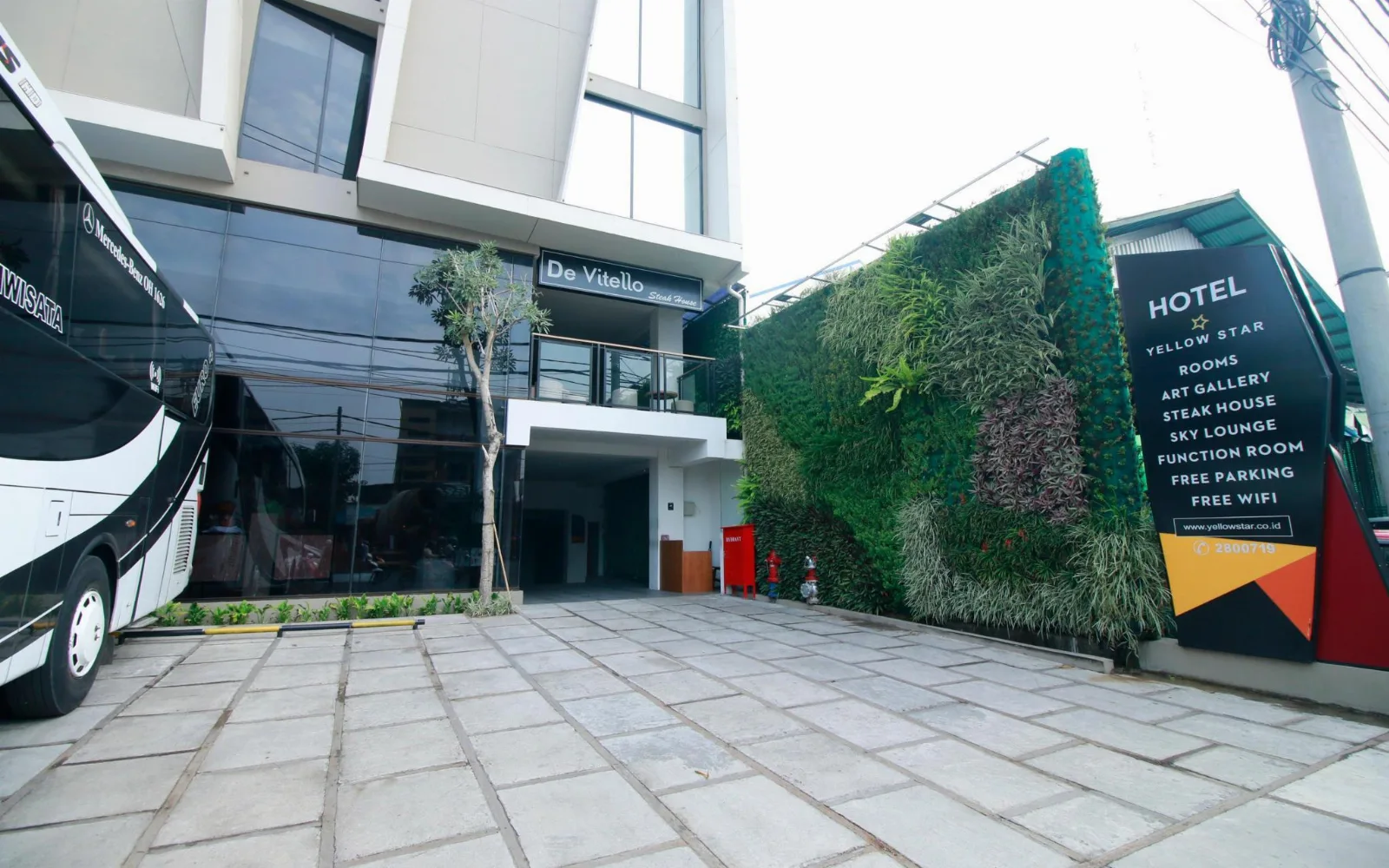 The Terrace Lounge at Yellow Star Ambarukmo Hotel