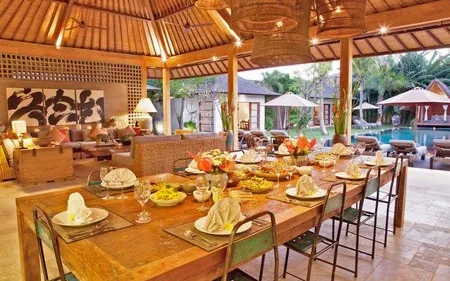 Tiga Restaurant at Tiga Puluh Villa