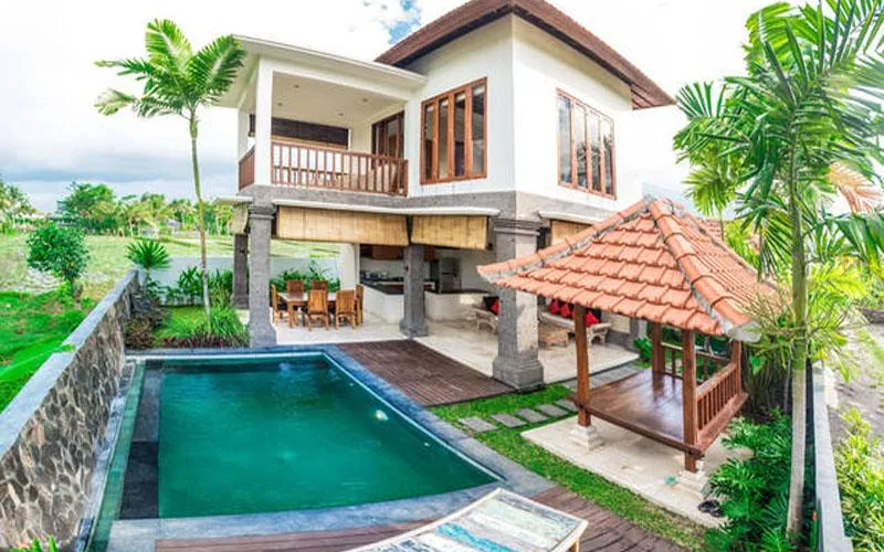 Villa Julia, stunning 2 BR with Padi field view