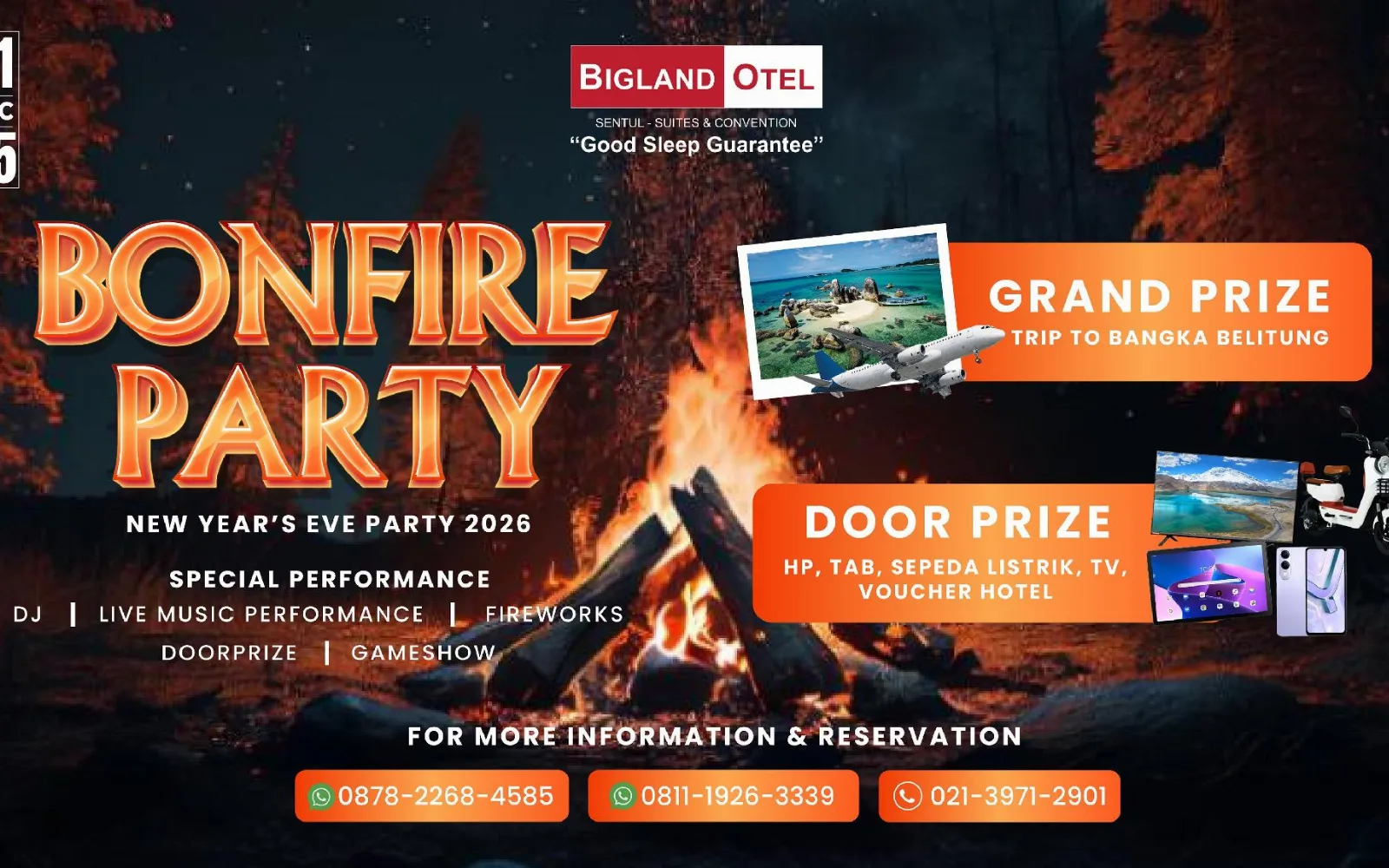 BiglandOtel Wellness & Spa at BiglandOtel Sentul Suites & Convention