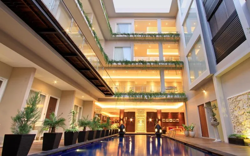 Courtyard Pool at Ohana Hotel Kuta