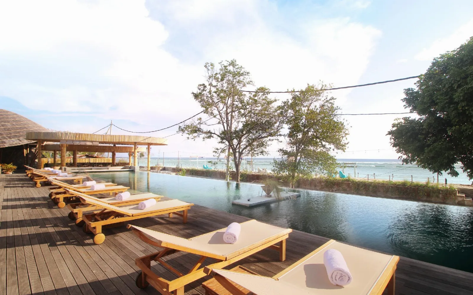 Freshwater Beachfront Pool at Kardia Resort A Pramana Experience