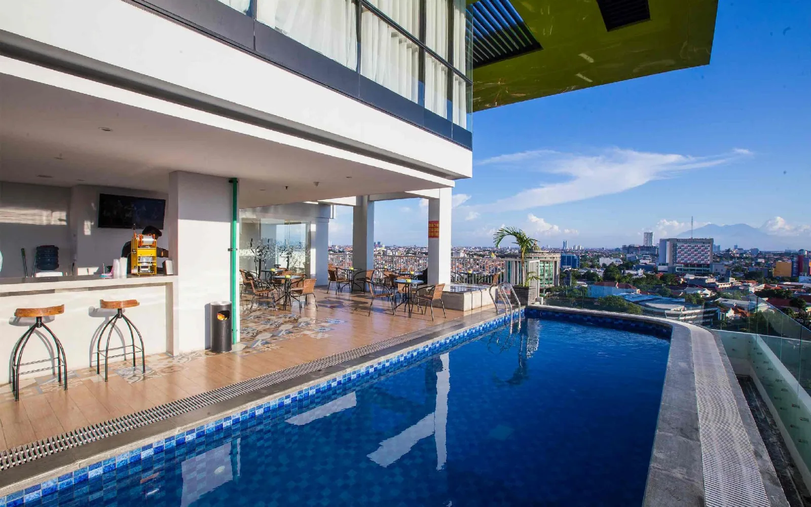 Glass-Sided Sky Pool at The Life Styles Hotel Surabaya