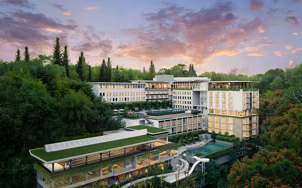 Heated Canopy Pool & Spa at Padma Hotel Bandung