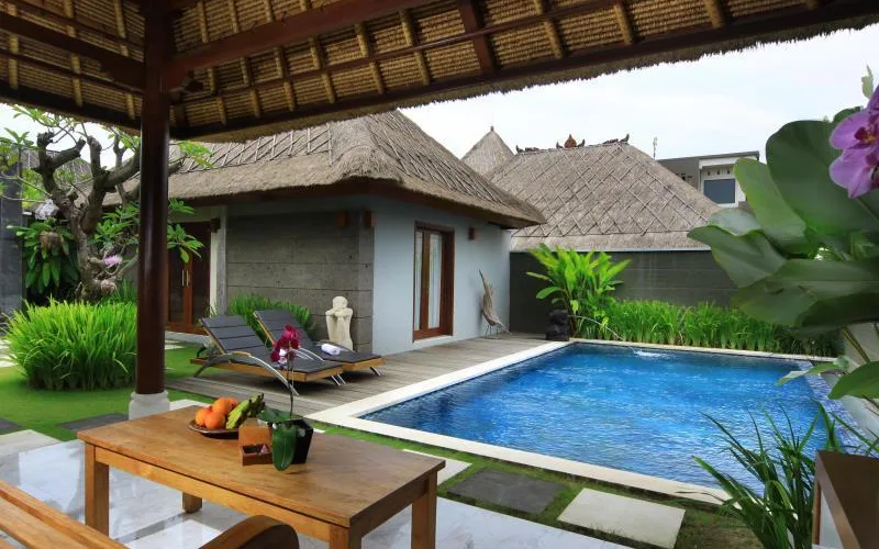 Lagoon Swimming Pool at Abi Bali Luxury Resort and Villa